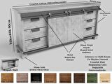 Ntconcept İnox Ofis Masası Ahşap 85 x 160 cm Açık Ceviz 
