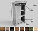 Ntconcept Venüs Çalışma Odası Takımı Ahşap 75 x 210 cm Açık Ceviz 