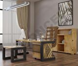 Ntconcept Wenoxi Çalışma Odası Takımı Ahşap 85 x 160 cm Açık Ceviz 