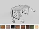 Ntconcept Rodo Çalışma Odası Takımı Ahşap 75 x 220 cm 