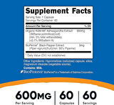 Nutricost KSM66 ASHWAGANDHA 600 MG 60 Capsul