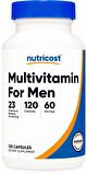 Nutricost Multivitamin For Men Testo Booster Complex 120 Capsules 
