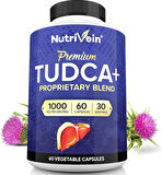 Nutrivein TUDCA+Milk Thistle Liver Wellness Support Supplement 1000 MG - 60 Caps