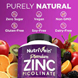 Nutrivein Zinc(Çinko) Picolinate 100 mg - 120 Caps