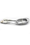 Type-C & USB 3.4 A Şarj Kablosu 1 Metre Beyaz Samsung Oppo Xiaomi Modellerle Uyumlu