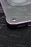 iPhone 13 Pro Uyumlu Mor Renkli İnce Kenarlı Şeffaf Sert Kapak Kılıf