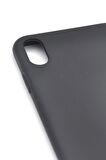 iPhone XS Max Uyumlu Düz Renk Esnek Yumuşak Silikon Kılıf  Rubber Siyah