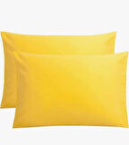 %100 COTTON(PAMUK) SARI (50x70cm) YASTIK KILIFI