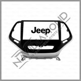 ÖZER ELEKTRONİK  JEEP CHEROKEE 2014-2018 GRİ 2 GB RAM 16 GB HAFIZA ANDROID MULTIMEDIA TEYP