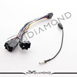 NAVIDIAMOND CHEVROLET CAPTİVA 2006-2012 ANDROİD TEYP ÇERÇEVE (9 INCH) - SOKET - CANBUS