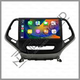 NAVIDIAMOND JEEP CHEROKEE 2014-2018 KAHVERENGİ 8 GB RAM 128 GB HAFIZA ANDROID MULTIMEDIA TEYP