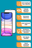 iPhone 16 Pro Max Uyumlu Tam Kaplayan Premium Ekran Koruyucu Cam Anti-Static Özellikli Siyah Çerçeveli