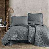 Çift Kişilik Yatak Örtüsü Tafana V6 Gri