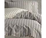 Butik Native Serisi Çift Kişilik Nev Takımı Madras v1 Gri