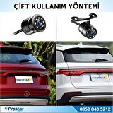 Navistar AHD 720P 4 Pin Soketli Beyaz Ledli Kelebek ve Tampon uyumlu 6 MT 4 Pin Kablolu Kamera