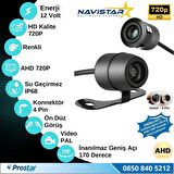 Navistar AHD 720P 4 Pin Soketli Kelebek ve Tampon uyumlu 6 MT 4 Pin Kablolu Kamera