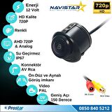 Ayarlanabilir Başlıklı AHD 720P ve Analog Pal Çevrilebilir Geri Görüş Kamerası