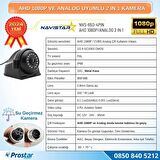 Metal Kasa AHD 1080P ve Analog Pal Çevirilebilir 4 Pin Gece Görüşlü Yan, Ön ve Arka Uyumlu Full HD K