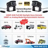 AHD 1080P ve Analog Pal Çevirilebilir 4 Pin Gece Görüşlü Metal Ayaklı Full HD Kamera
