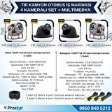 Tır ve Kamyon 10.36" Dokunmatik Ekranlı 4 Kameralı Kayıtlı Video Müzik Telefon Ekran Yansıtma Özelli