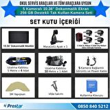 Servisler için 5 Kameralı 10.36" Dokunmatik Kayıtlı Ekranlı 256 GB SD Kart Destekli Araç Kamera Seti