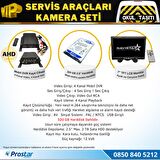 Okul Servis Kamera Seti 4 Kameralı 7" Monitör 4 Kameralı 320 GB Harddisk dahil