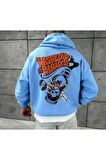 Unisex Washedup İn Paradise Baskılı Oversize Sweatshirt