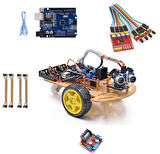  Mini Çizgi İzleyen Robot Seti (Başlangıç Seviyesi-EMES ROBOTİK ÖRNEK KODLAR HEDİYE)