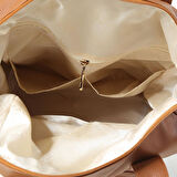 Kitty Deri Anne Bebek Bakım Sırt Çantası 7271 Taba