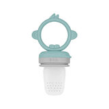 Silikon Püre Meyve Sebze Emziği Aqua Green / Powder Grey