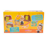 Nessiworld MHA07000 Maşa ve Koca 12cm Masha ve Okul Oyun Seti
