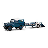 Greenlight 1/64 Hitch & Tow Series 31 - 1961 Nissan Patrol Hard Top with Utility Trailer
