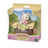 Sylvanian Families Çiçekli Kedi Anne ve Bisiklet