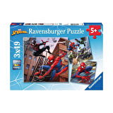 Nessiworld 80250 Spider-man 3x49 parça Ravensburger Puzzle