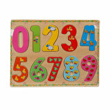 5215 -Wooden Puzzle Numbers 10 Parça