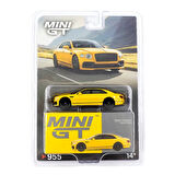 Mini GT 1/64 Bentley Flying Spur Monaco Yellow - Blister Paket