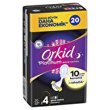 Orkid Ultra Platinum Gece Extra Ped 20'Li