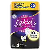 Orkid Ultra Platinum Gece Extra Ped 20'Li