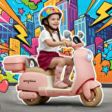 Wespina Kumandalı Akülü Motor 6V Pembe WPAK5