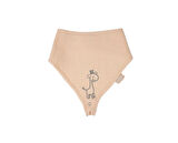 BabyJem Emzik Askılı Müslin Önlük 837 Somon