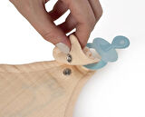 BabyJem Emzik Askılı Müslin Önlük 837 Somon