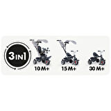 7600741503 Baby Driver Tricycle Grey