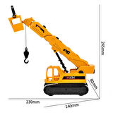 678 Kutulu Sürtmeli Model Sepetli Vinç