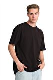 Erkek Tişört, Casual Model, Oversize, Bisiklet Yaka, Kısa Kol, Cepsiz Erkek Tshirt