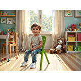 Renkli Tekli Sandalye