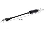 USB YILDIZ TAVAN LEDİ 26CM 5 MODLU KIRMIZI RENK