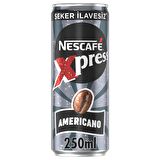 Nescafe Xpress Americano Şekersiz Soğuk Kahve 250 Ml X 24 Adet