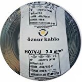 Öznur 2,5'Luk Nya Kablo 100 Metre SİYAH