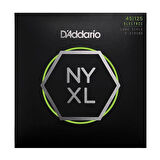DADDARIO NYXL45125 BASS GİTAR TEL SETİ, NYXL SERİSİ, LONG SCALE, 5 TELLİ