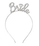 Gümüş Renkli Taşlı “bride” Gelin Tacı – El Yazısı Yazı Tipiyle